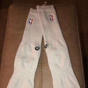 NBA Logoman stance crew socks.